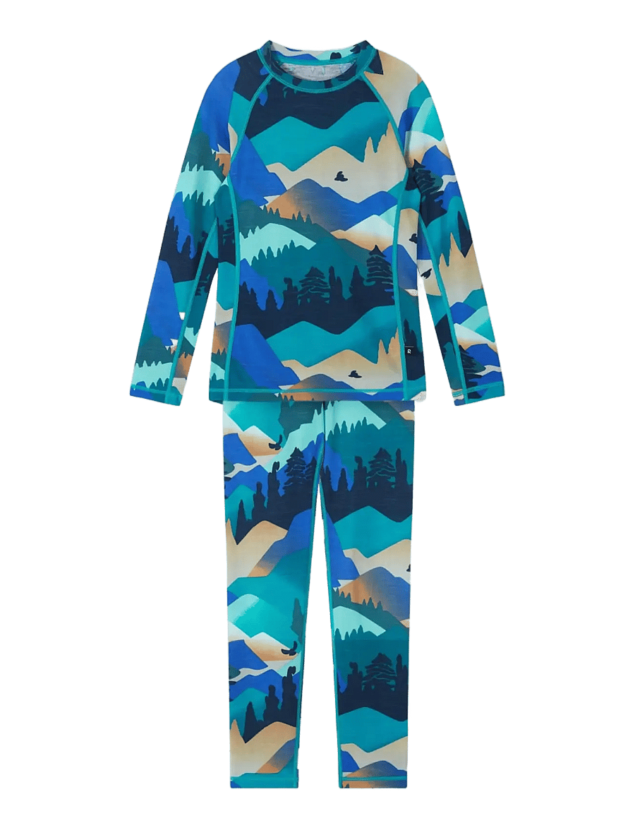 Reima - Wool base layer set, Taitoa - termosæt - navy - 1