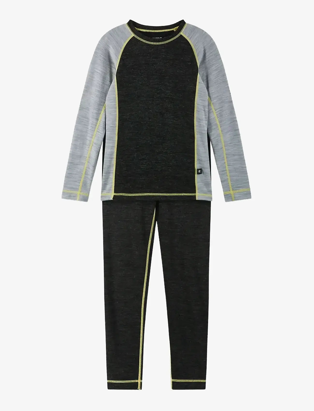 Reima - Wool base layer set, Taitoa - ytterkläder - black melange - 0