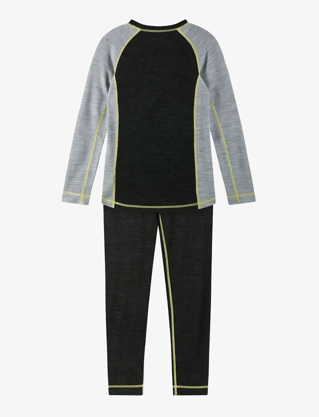 Reima - Wool base layer set, Taitoa - ytterkläder - black melange - 1