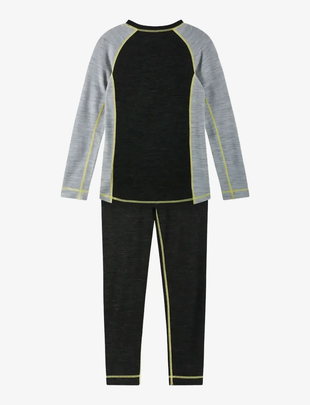 Reima - Wool base layer set, Taitoa - underställ baby - black melange - 1