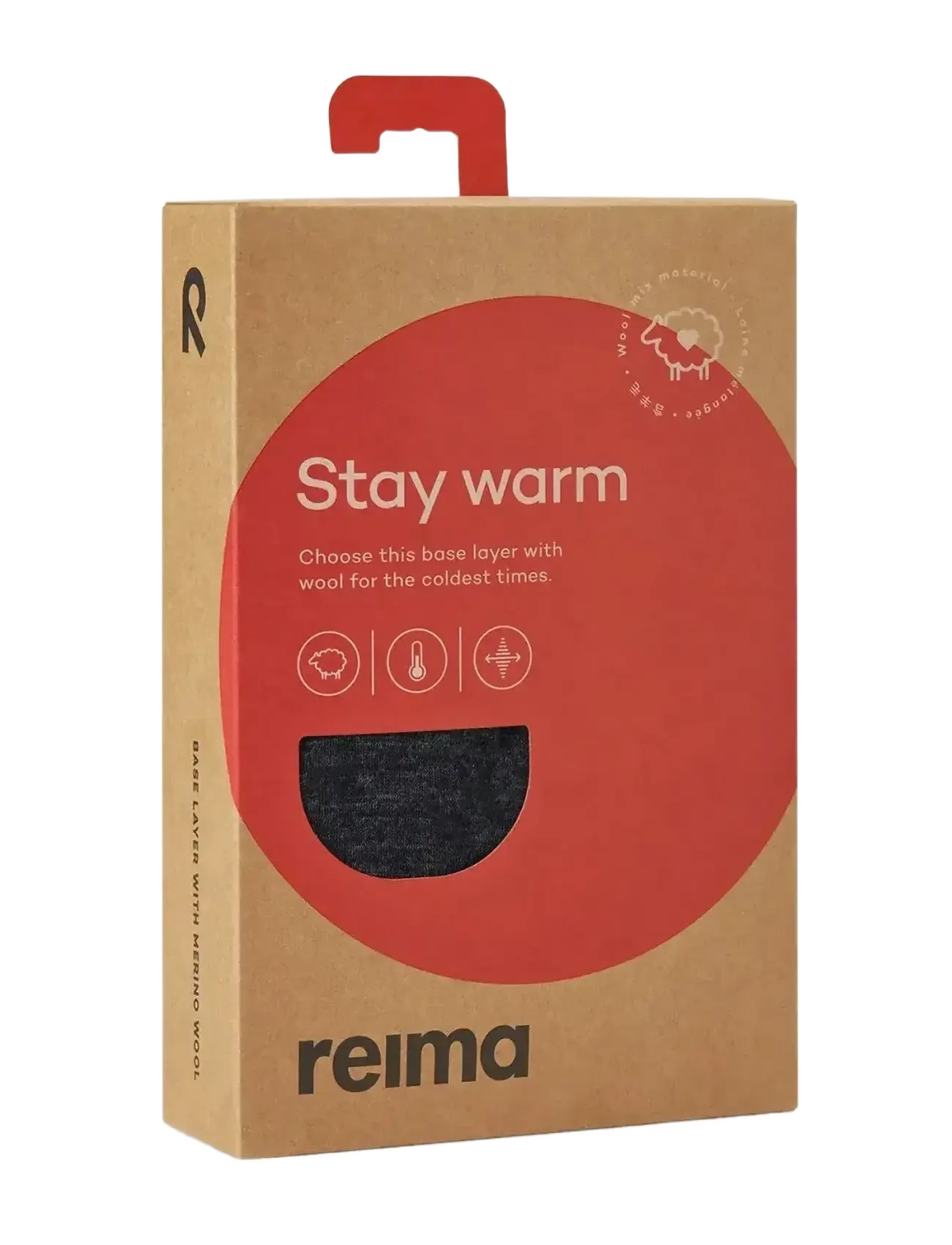 Reima - Wool base layer set, Taitoa - outerwear - black melange - 4