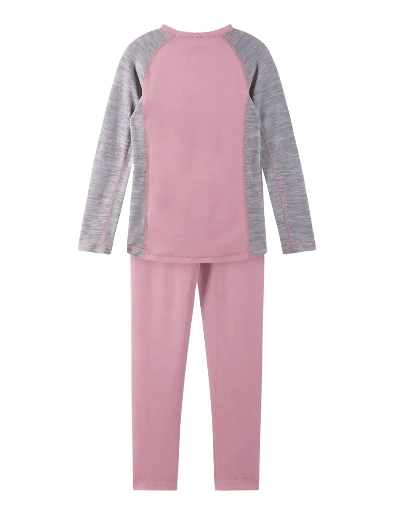 Reima - Wool base layer set, Taitoa - outerwear - grey pink - 1