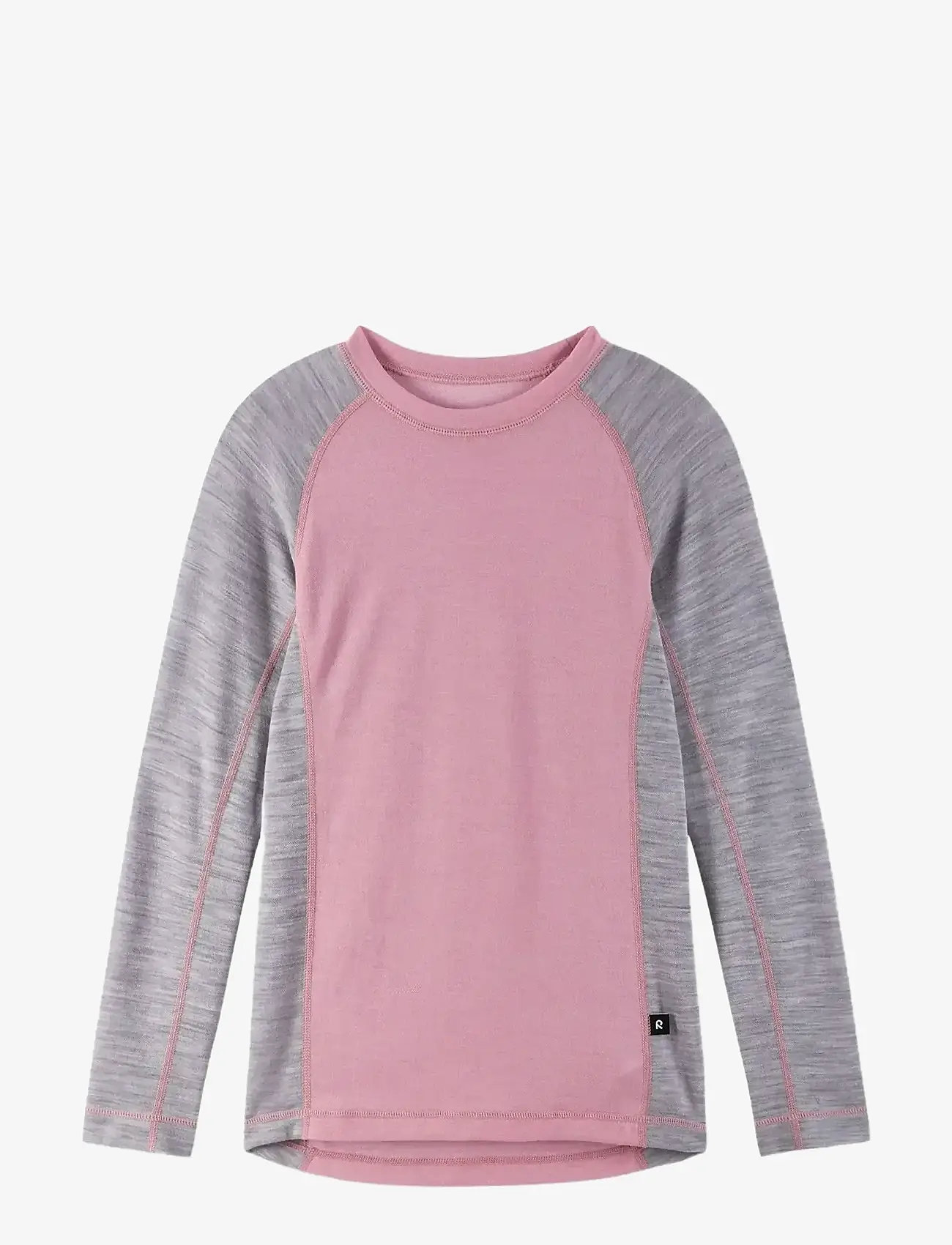 Reima - Wool base layer set, Taitoa - overtøj - grey pink - 2