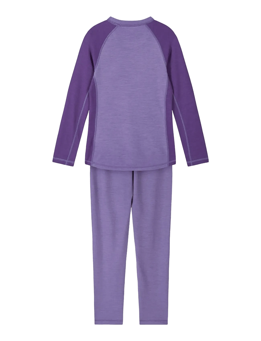 Reima - Wool base layer set, Taitoa - base layer baby - misty violet - 2