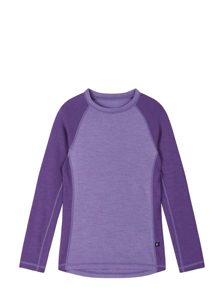 Reima - Wool base layer set, Taitoa - base layer baby - misty violet - 4