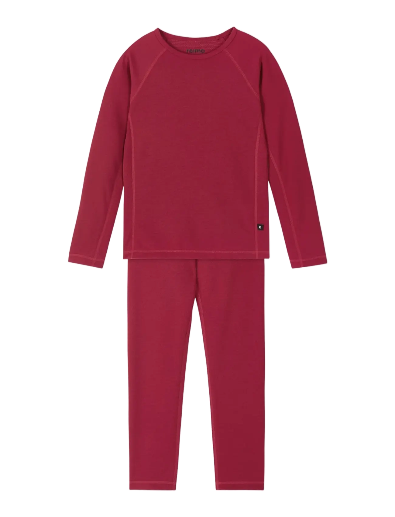 Reima - Thermal base layer set, Lani - underställsset - cranberry - 1
