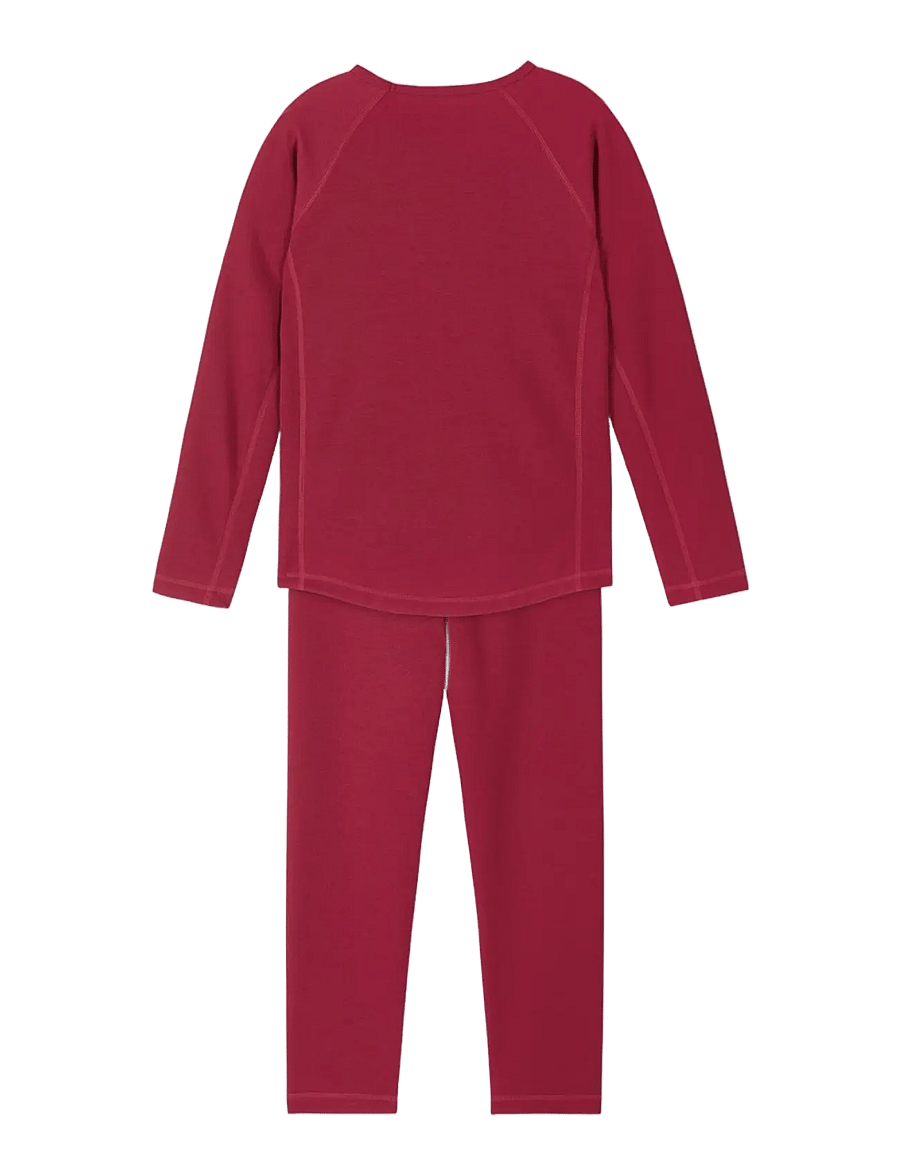Reima - Thermal base layer set, Lani - underställsset - cranberry - 2