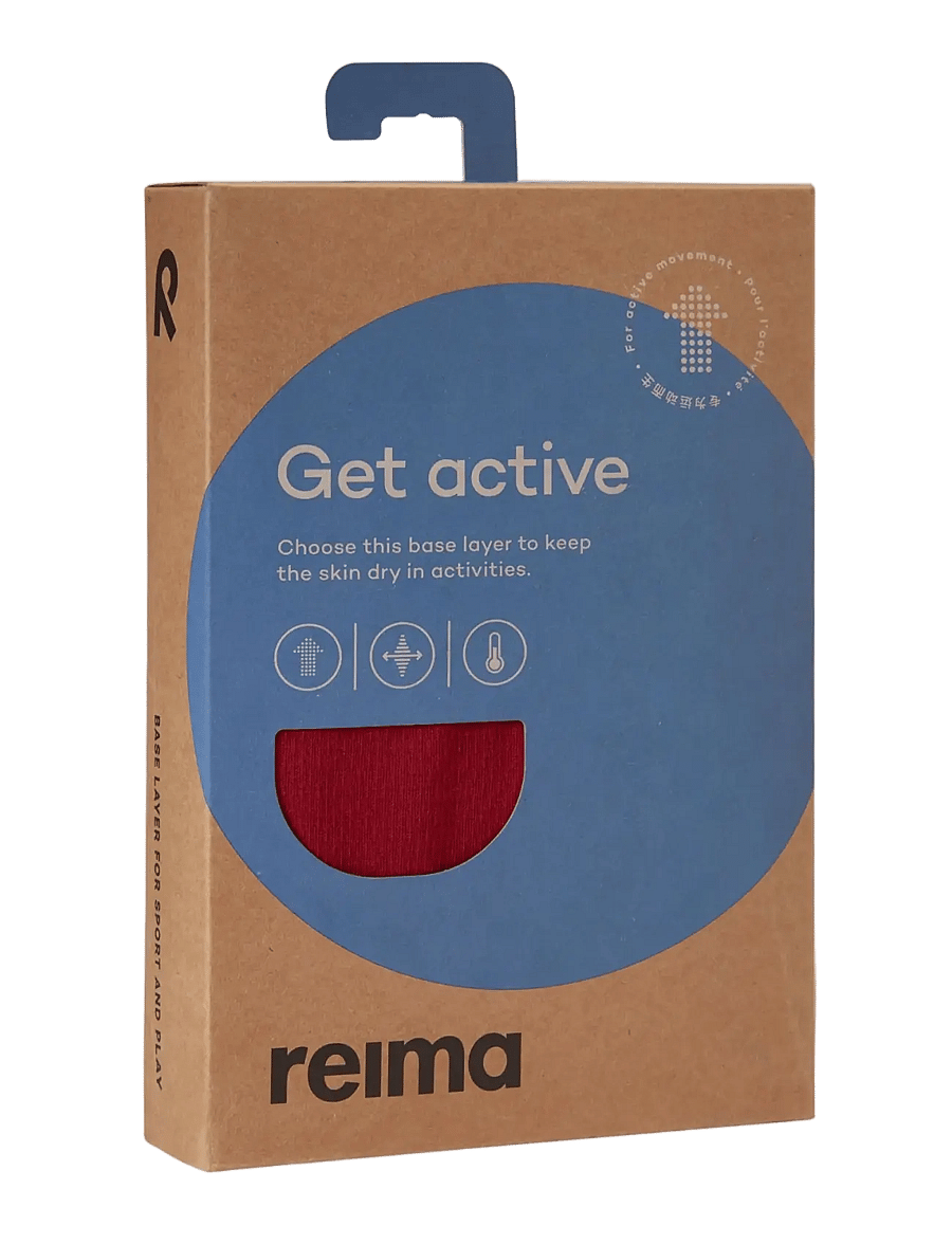 Reima - Thermal base layer set, Lani - underställsset - cranberry - 5