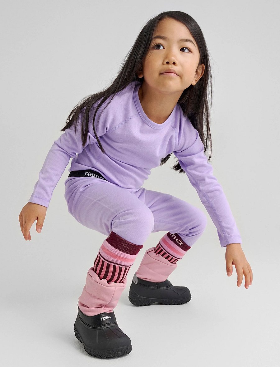 Reima - Thermal base layer set, Lani - underställsset - lilac amethyst - 0