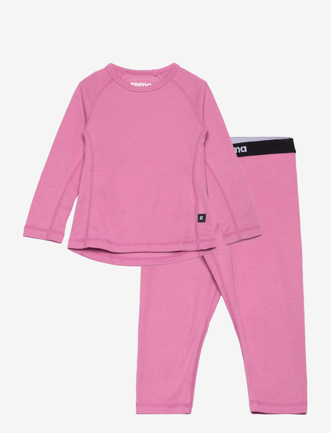 Reima - Thermal base layer set, Lani - overtøj - mauve pink - 0