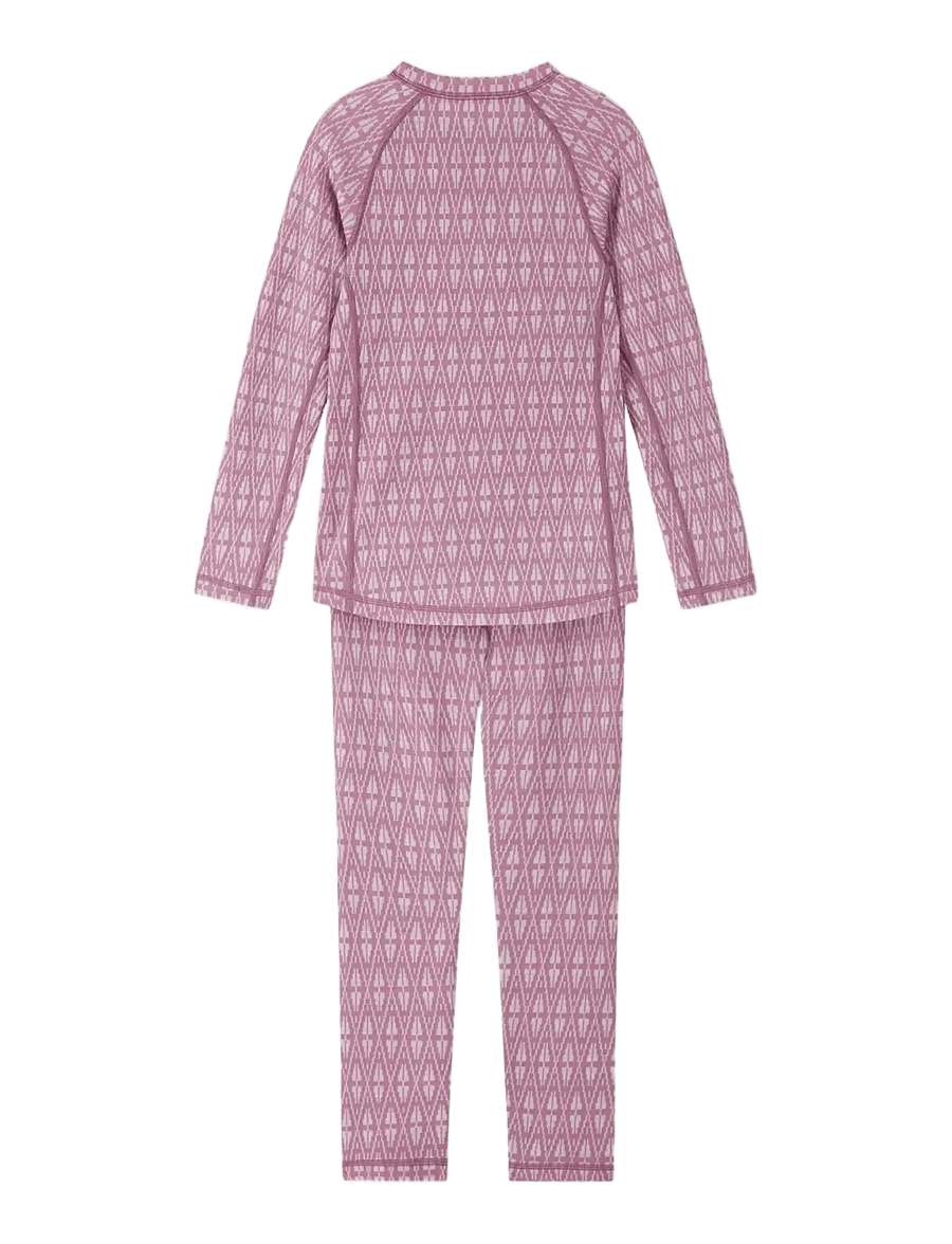 Reima - Wool base layer set, Taival - termosæt - grey pink - 1