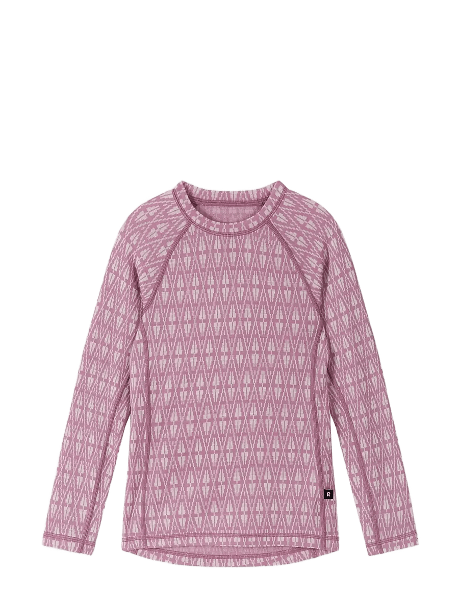 Reima - Wool base layer set, Taival - termosæt - grey pink - 3
