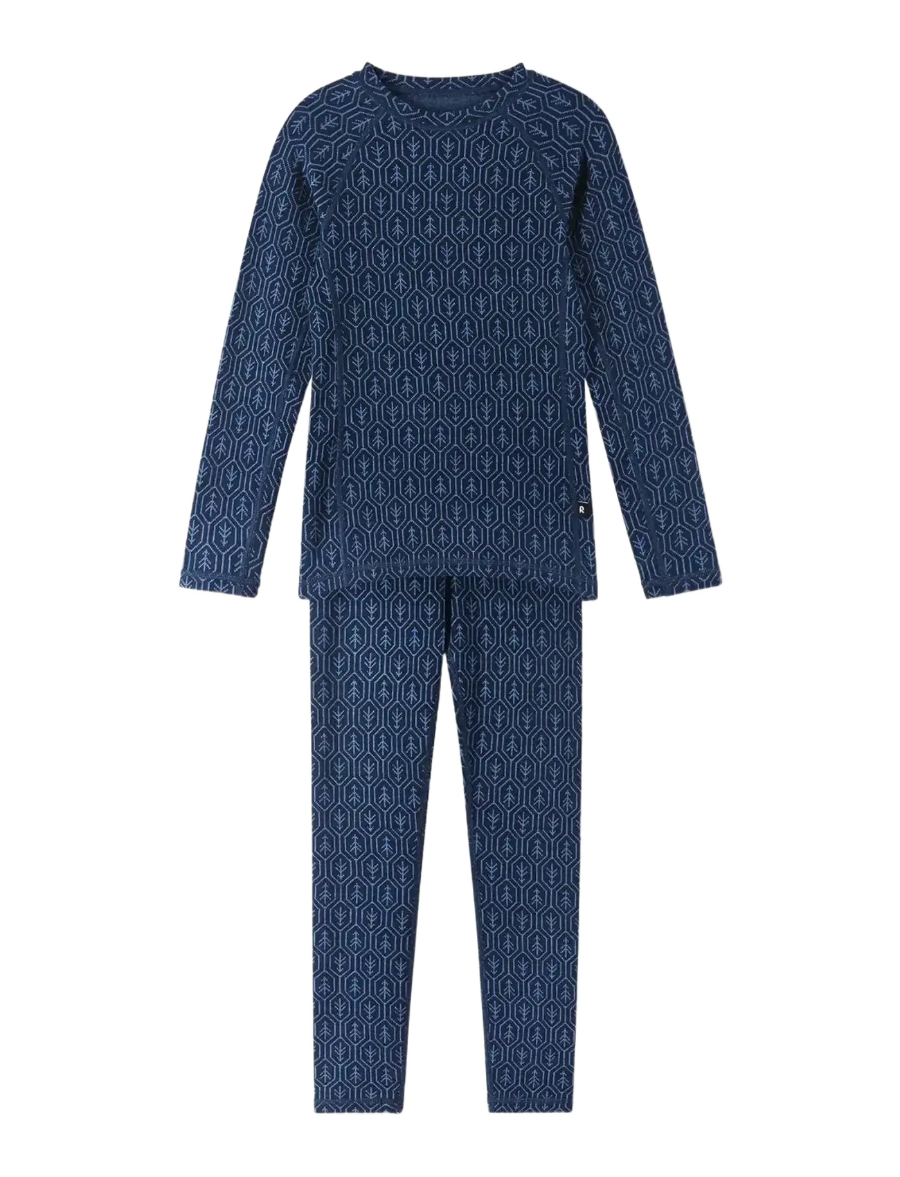 Reima Wool Base Layer Set, Taival, 90, Navy, Basislag > Baselayer-Sæt, Børn