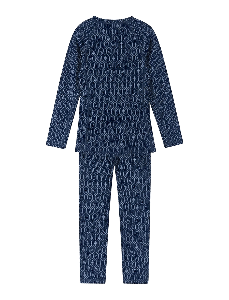 Reima - Wool base layer set, Taival - base layer sets - navy - 1