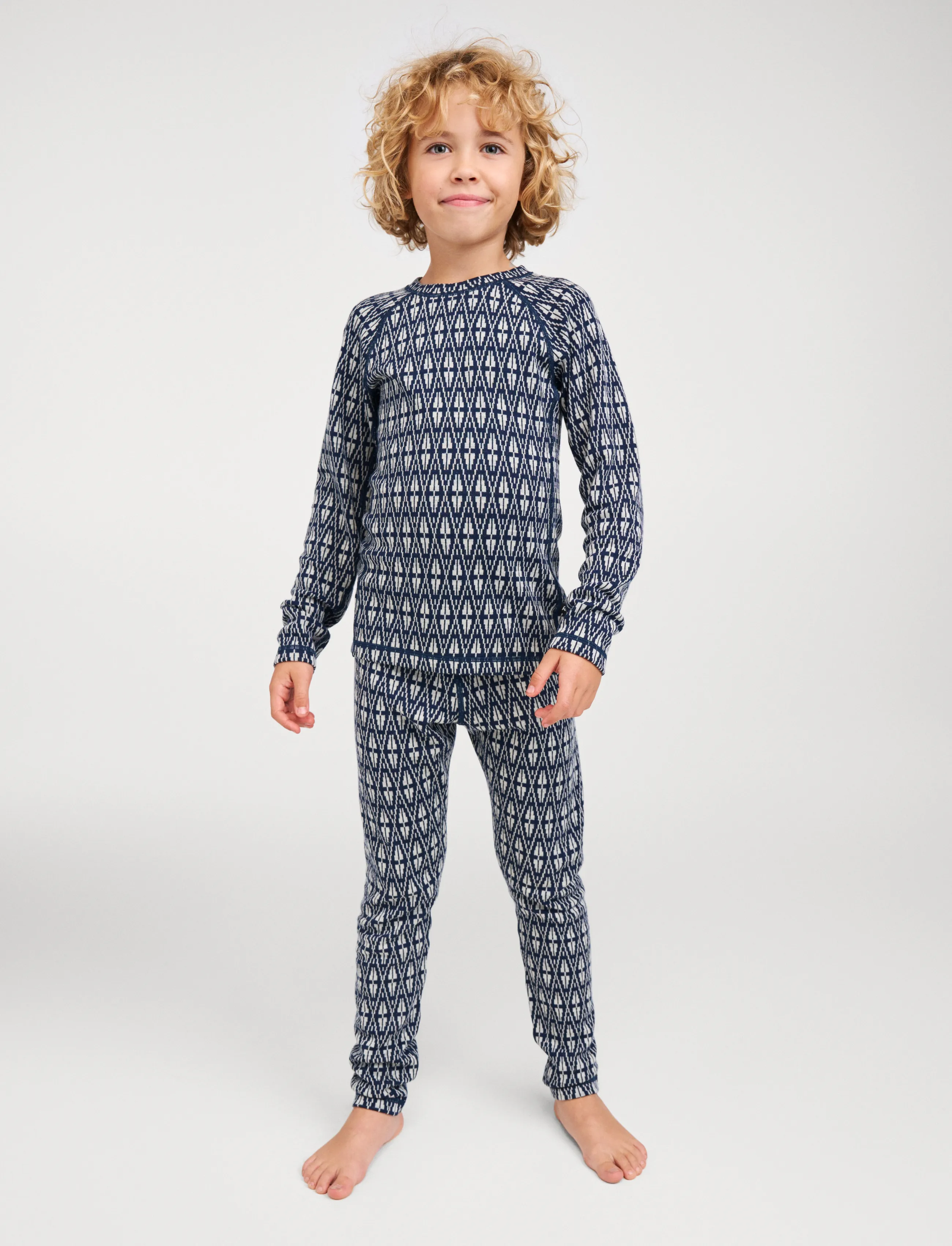 Reima - Wool base layer set, Taival - termosæt - navy - 0