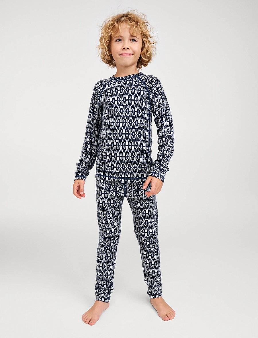 Reima - Wool base layer set, Taival - termosæt - navy - 0