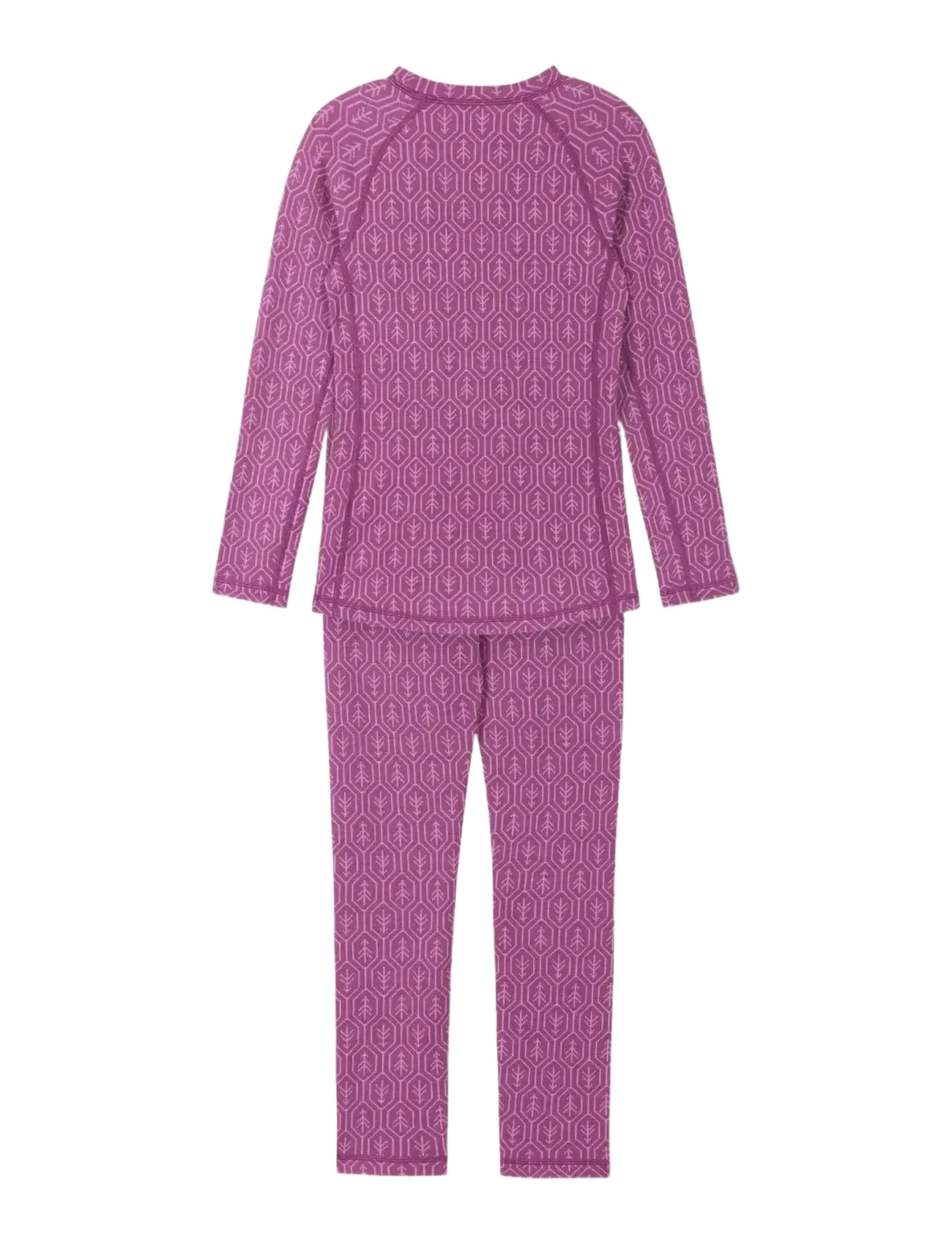 Reima - Wool base layer set, Taival - overtøj - red violet - 1
