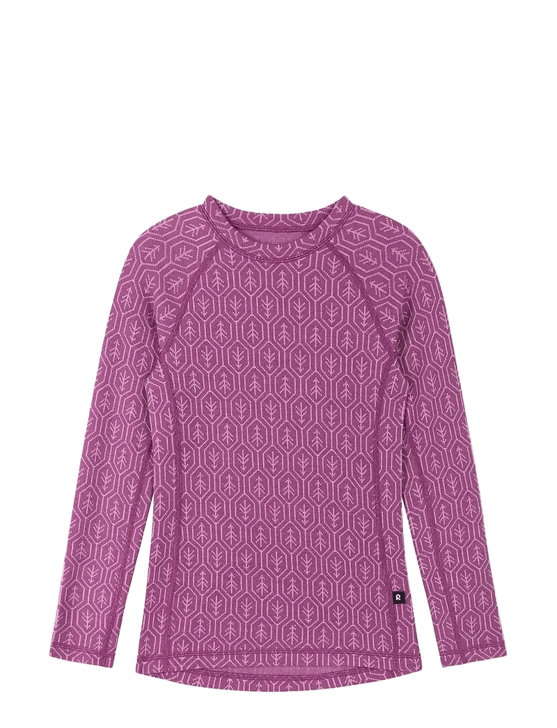 Reima - Wool base layer set, Taival - termosæt - red violet - 2