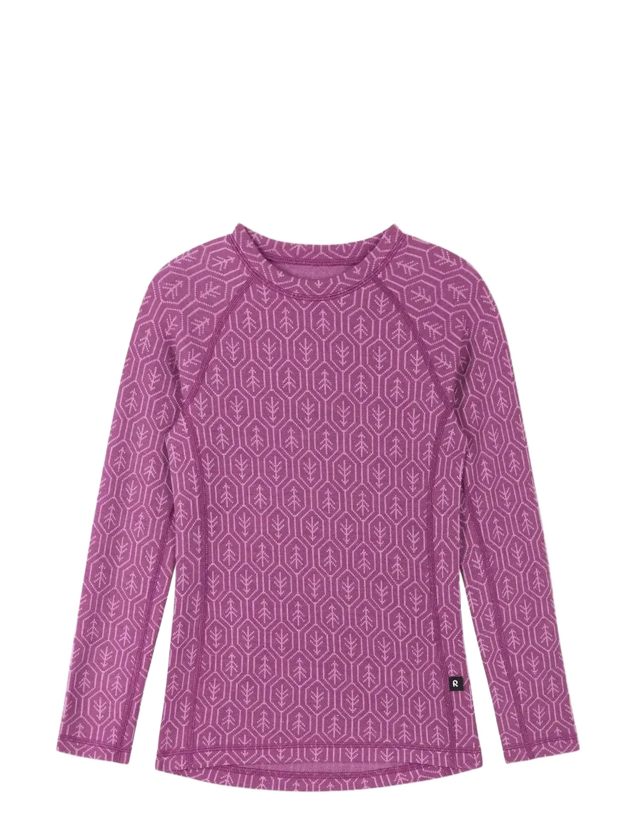 Reima - Wool base layer set, Taival - overtøj - red violet - 2