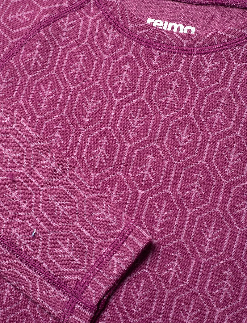 Reima - Wool base layer set, Taival - termosæt - red violet - 5