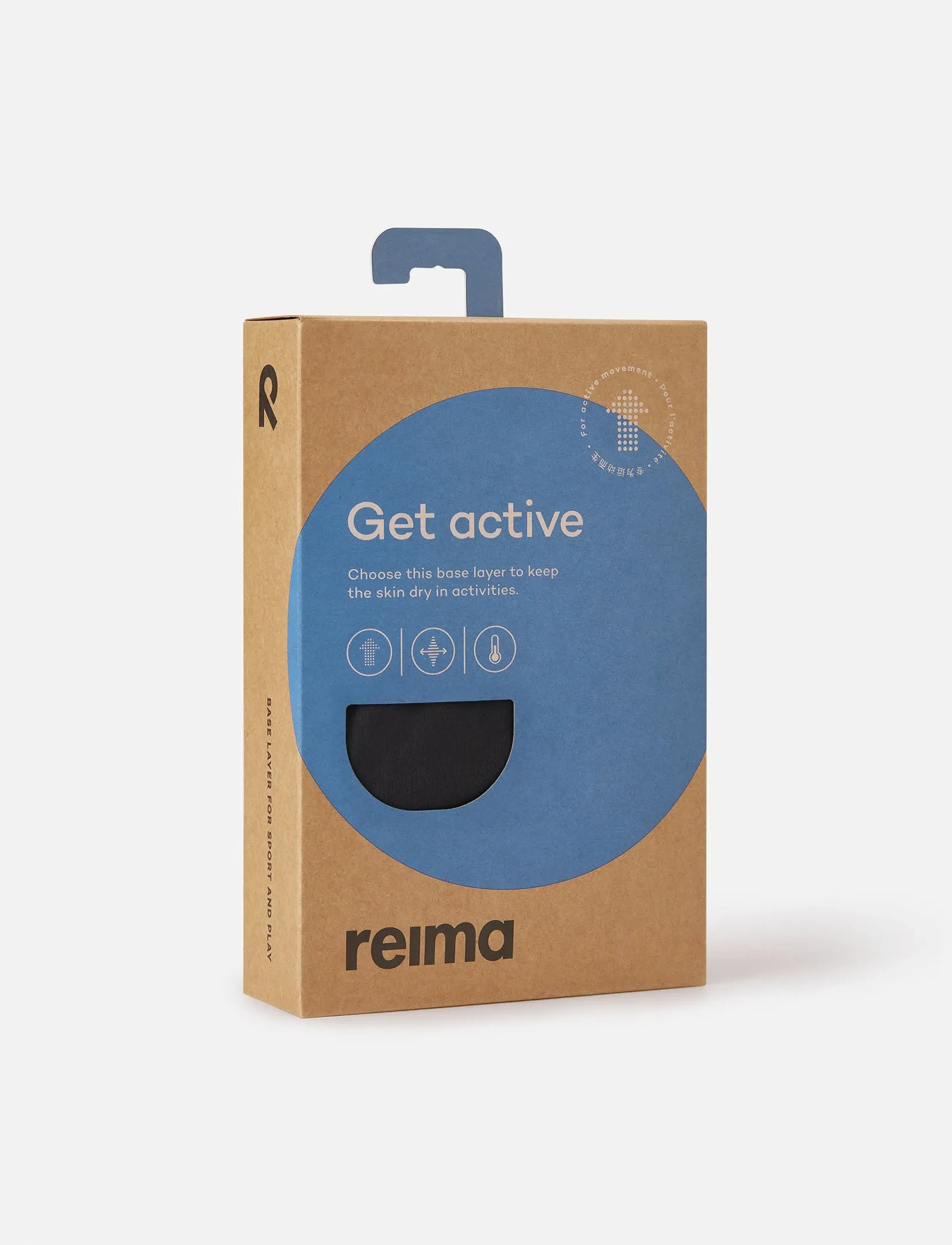 Reima Base Layer Set, Sportti, 158, Black, Basislag > Baselayer-Sæt, Børn