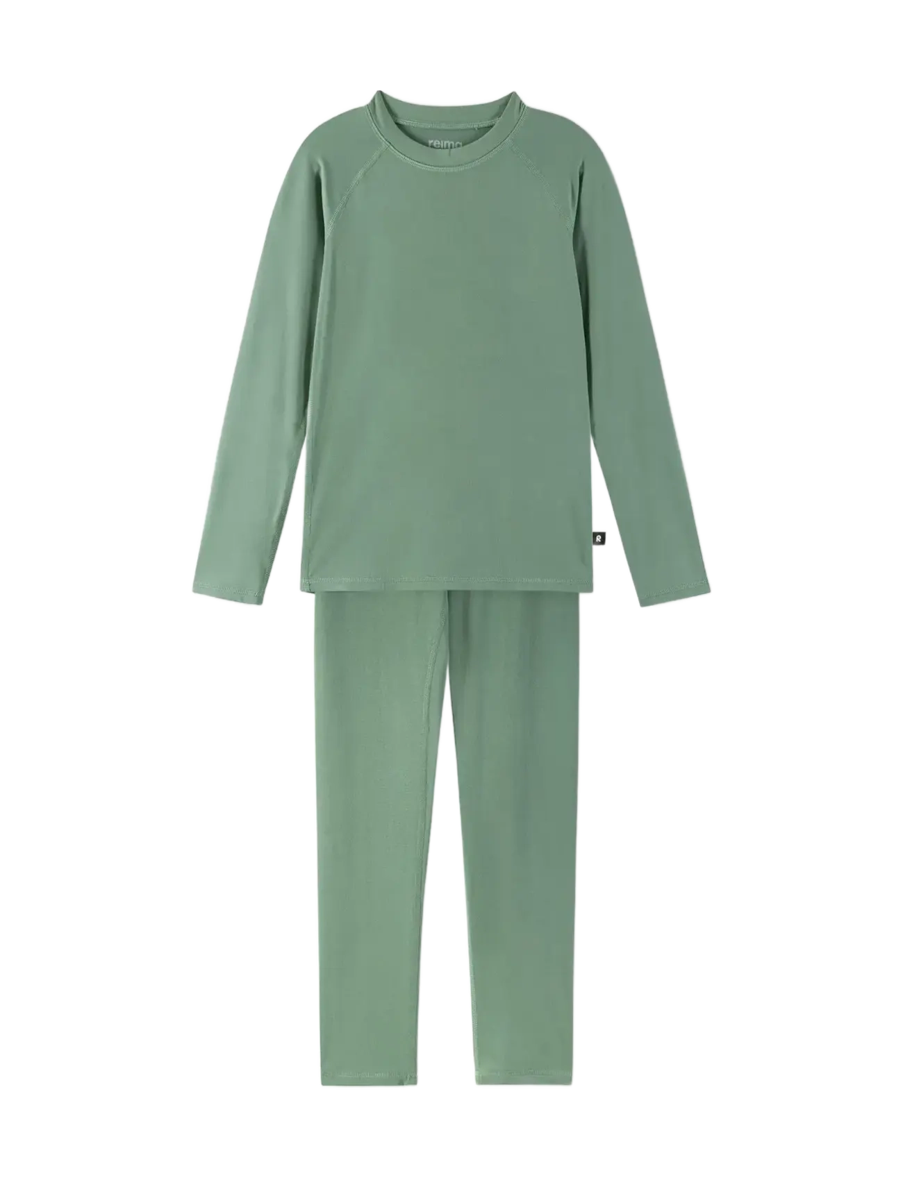 Reima Base layer set, Sportti - Base layers - GREEN CLAY / green