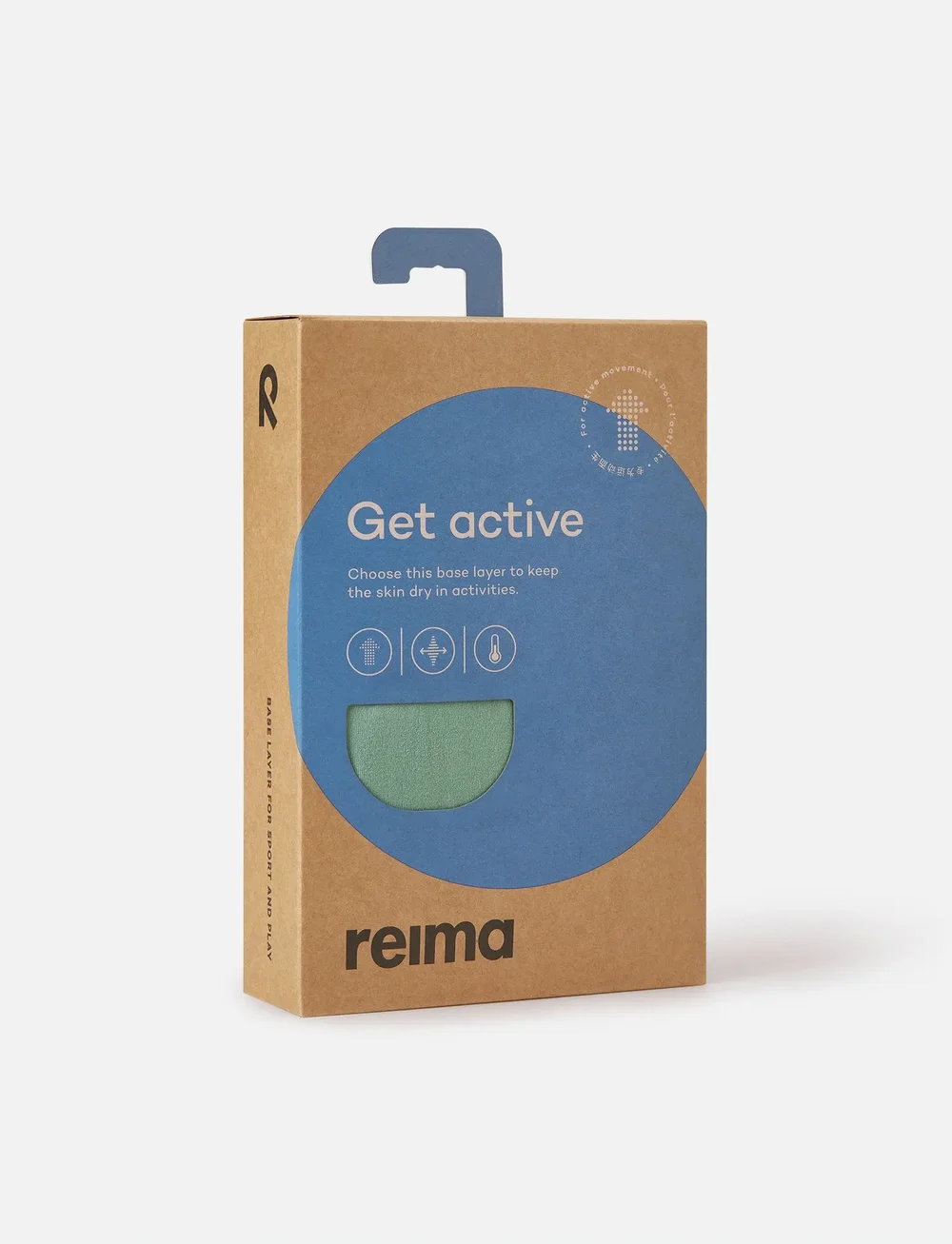 Reima - Base layer set, Sportti - termosæt - green clay - 0