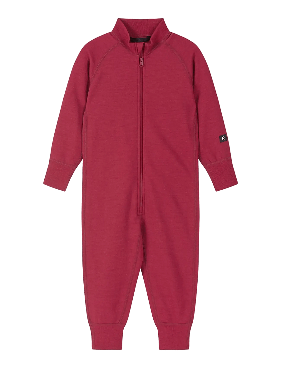 Reima - Wool overall, Parvin - funkionsunterwäsche - baby - cranberry - 1