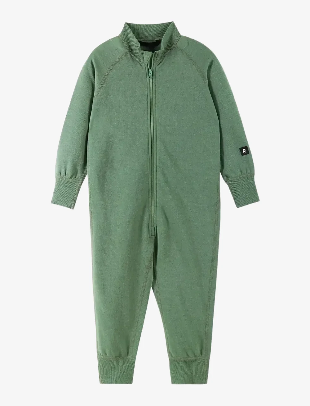 Reima - Wool overall, Parvin - långärmade - green clay - 0