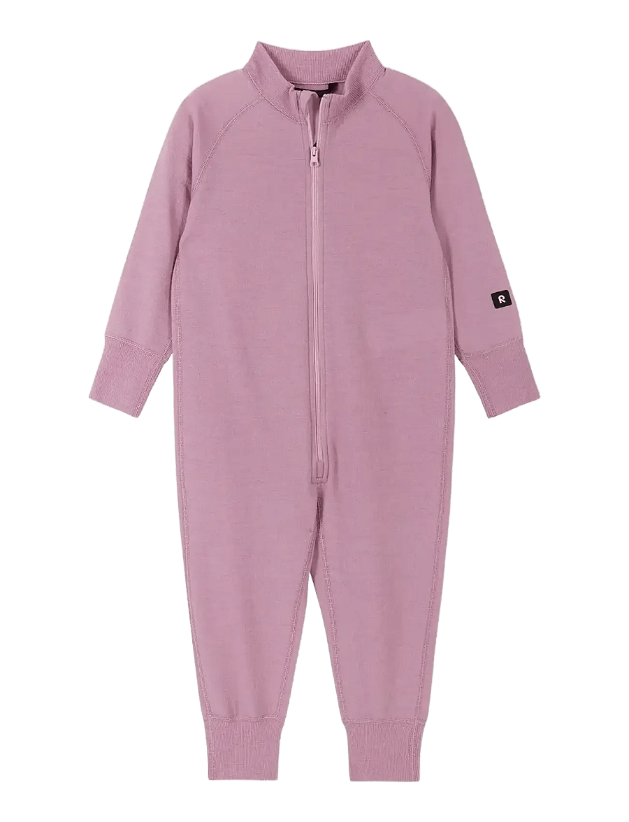 Reima - Wool overall, Parvin - funkionsunterwäsche - baby - grey pink - 0