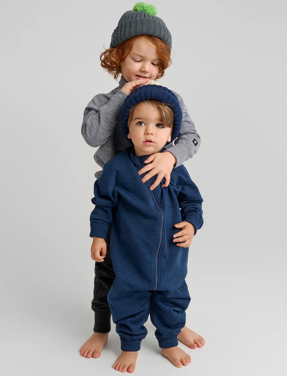 Reima - Wool overall, Parvin - base layer baby - navy - 0