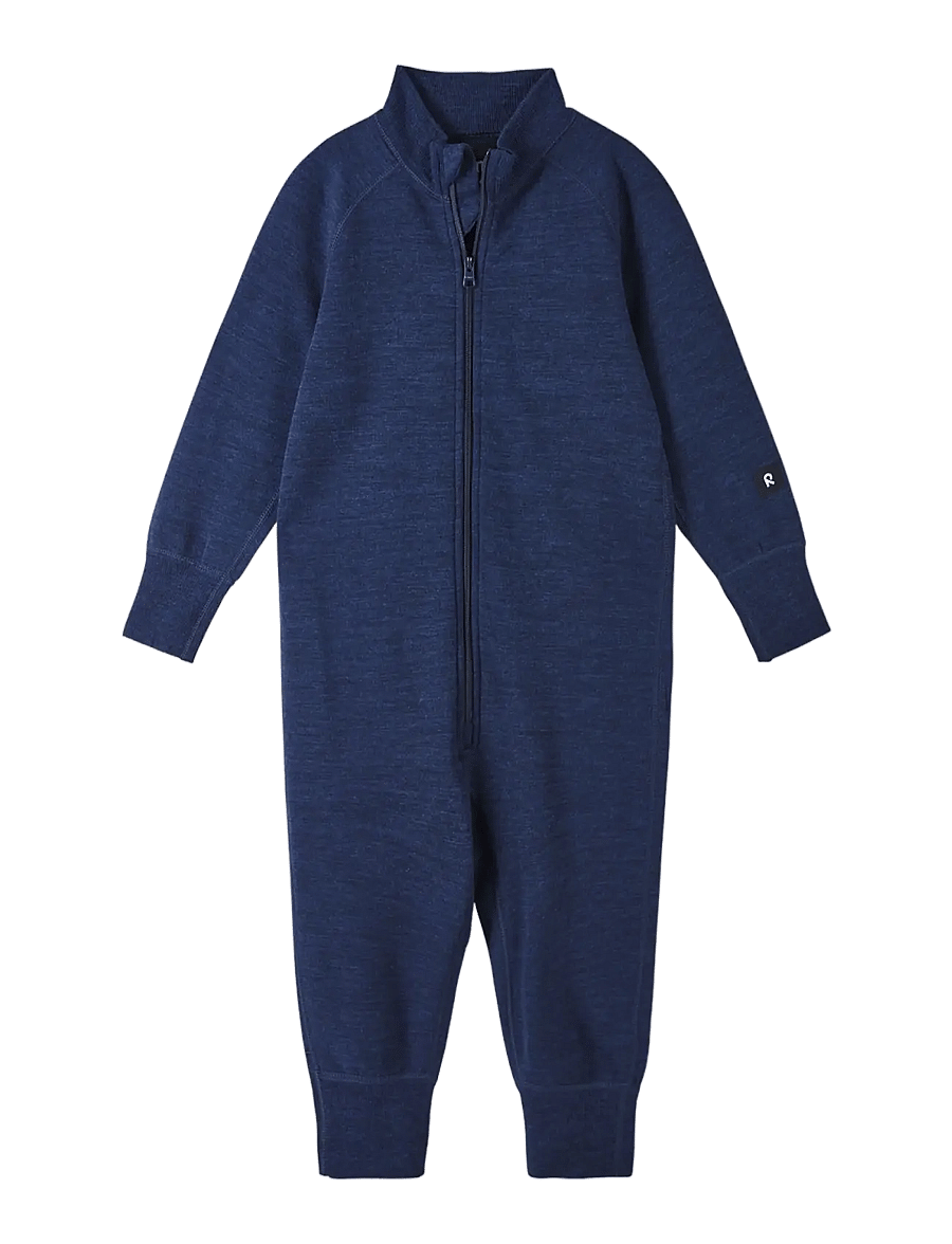 Reima - Wool overall, Parvin - underställ baby - navy - 2