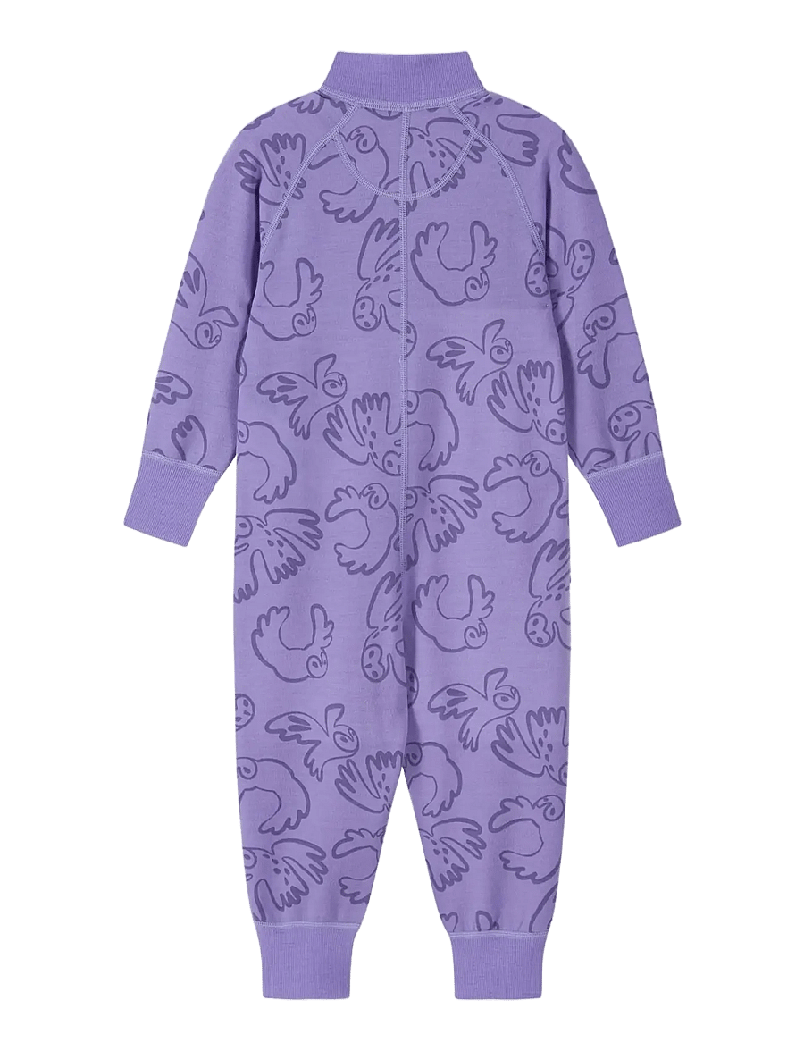 Reima - Wool overall, Parvin - jumpsuits - blooming lilac - 1