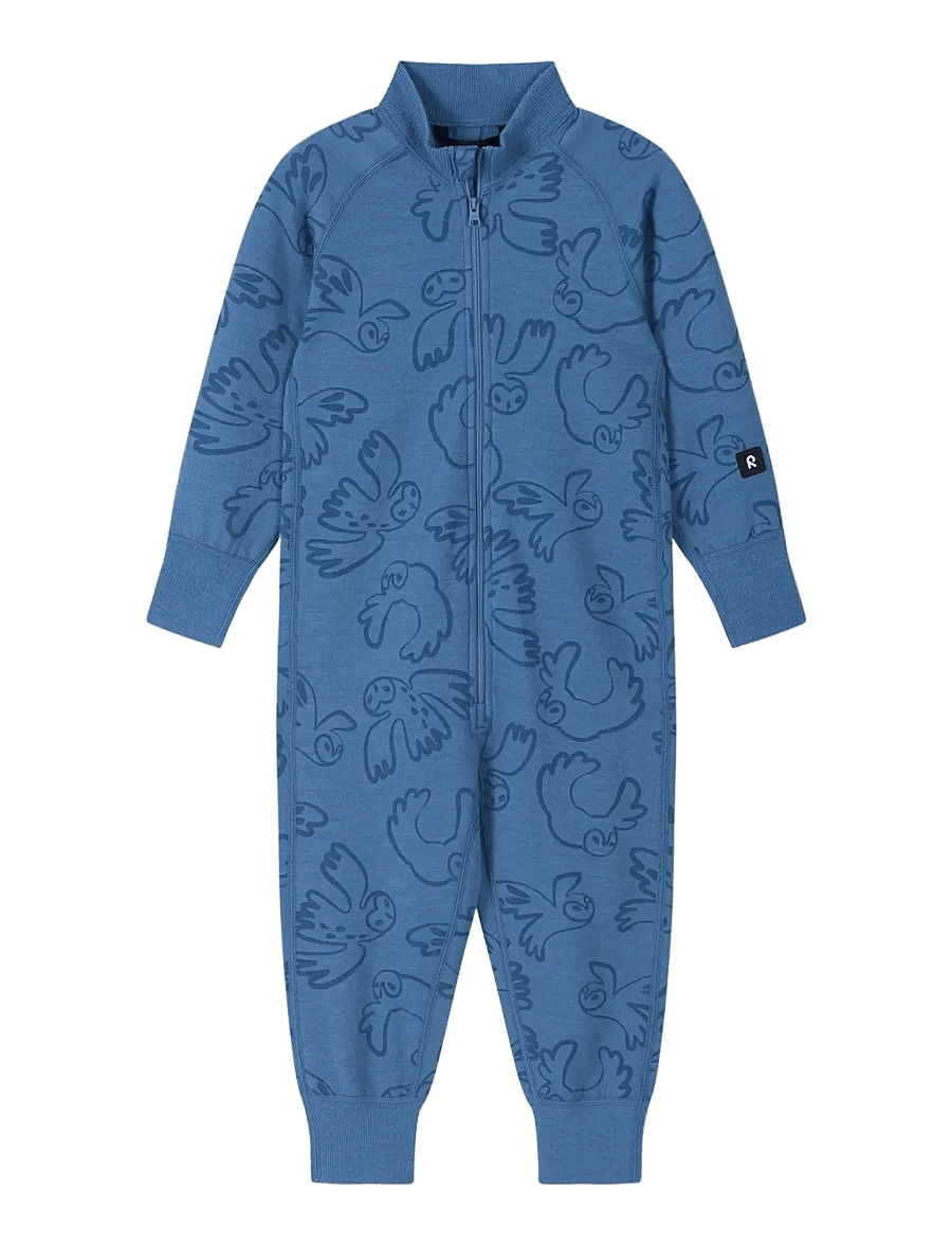 Reima - Wool overall, Parvin - byxdress - blue ocean - 0