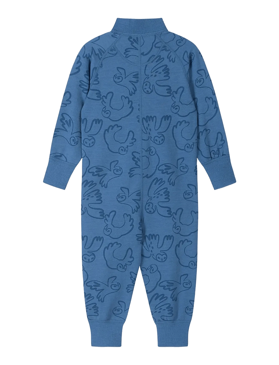 Reima - Wool overall, Parvin - byxdress - blue ocean - 1