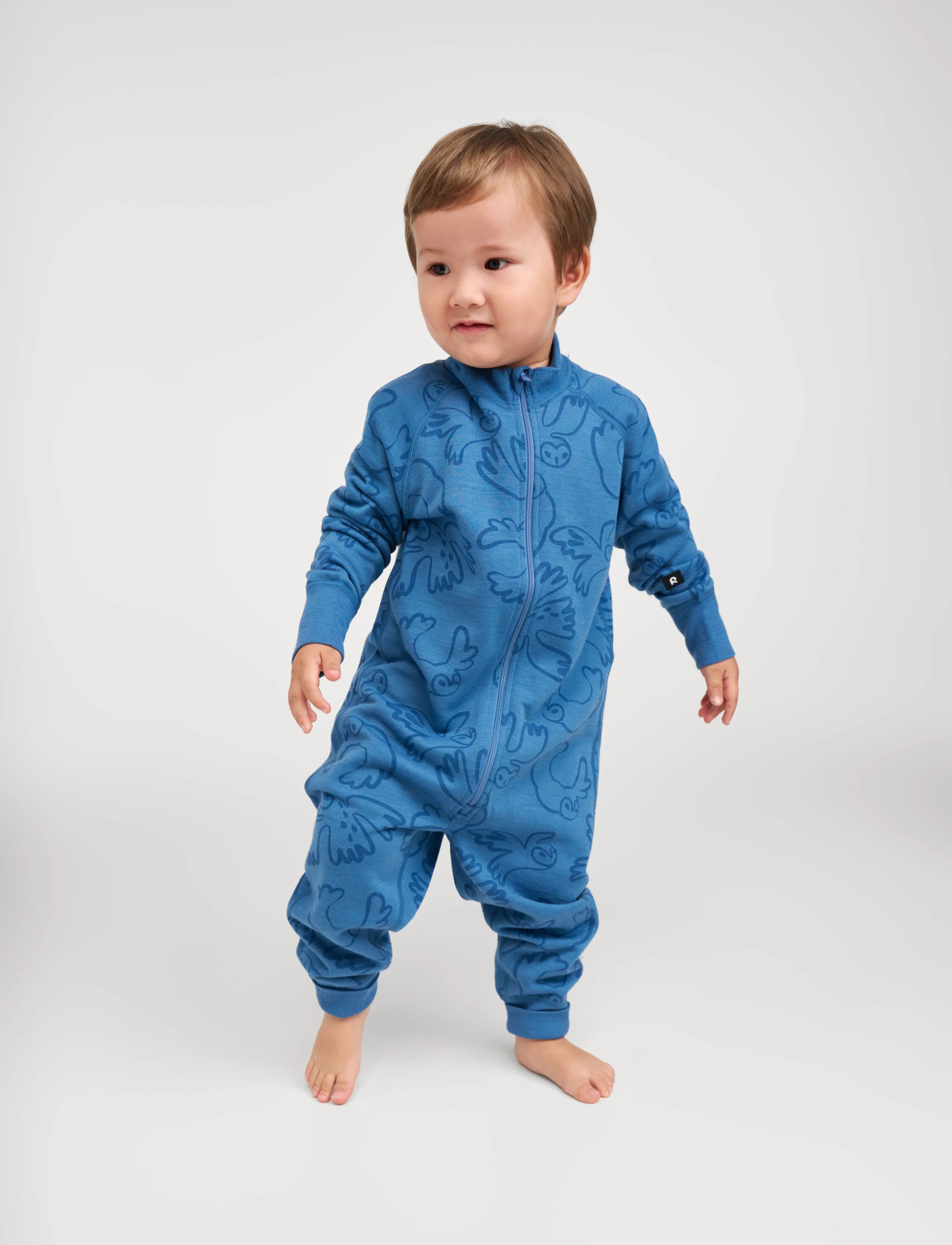 Reima - Wool overall, Parvin - byxdress - blue ocean - 2