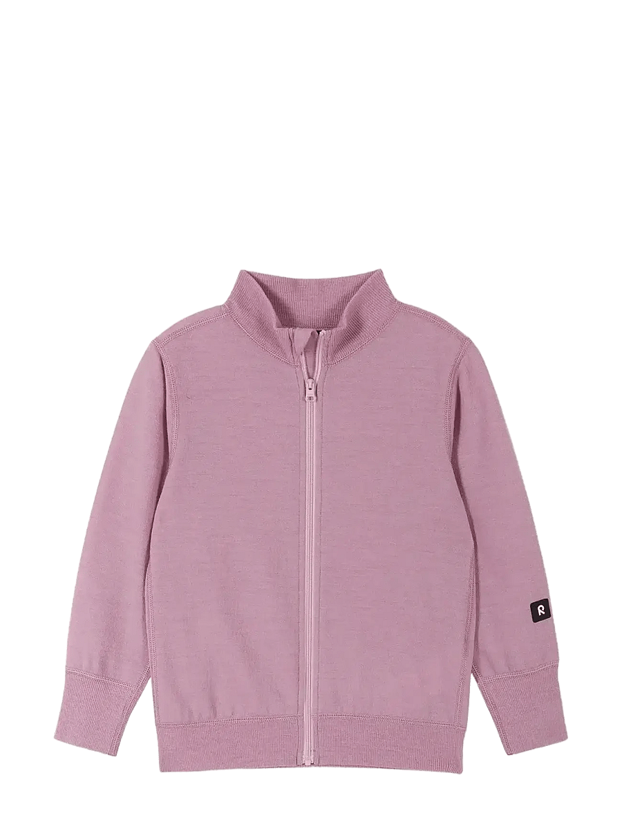 Reima - Wool sweater, Mahin - sweatshirts - grey pink - 0