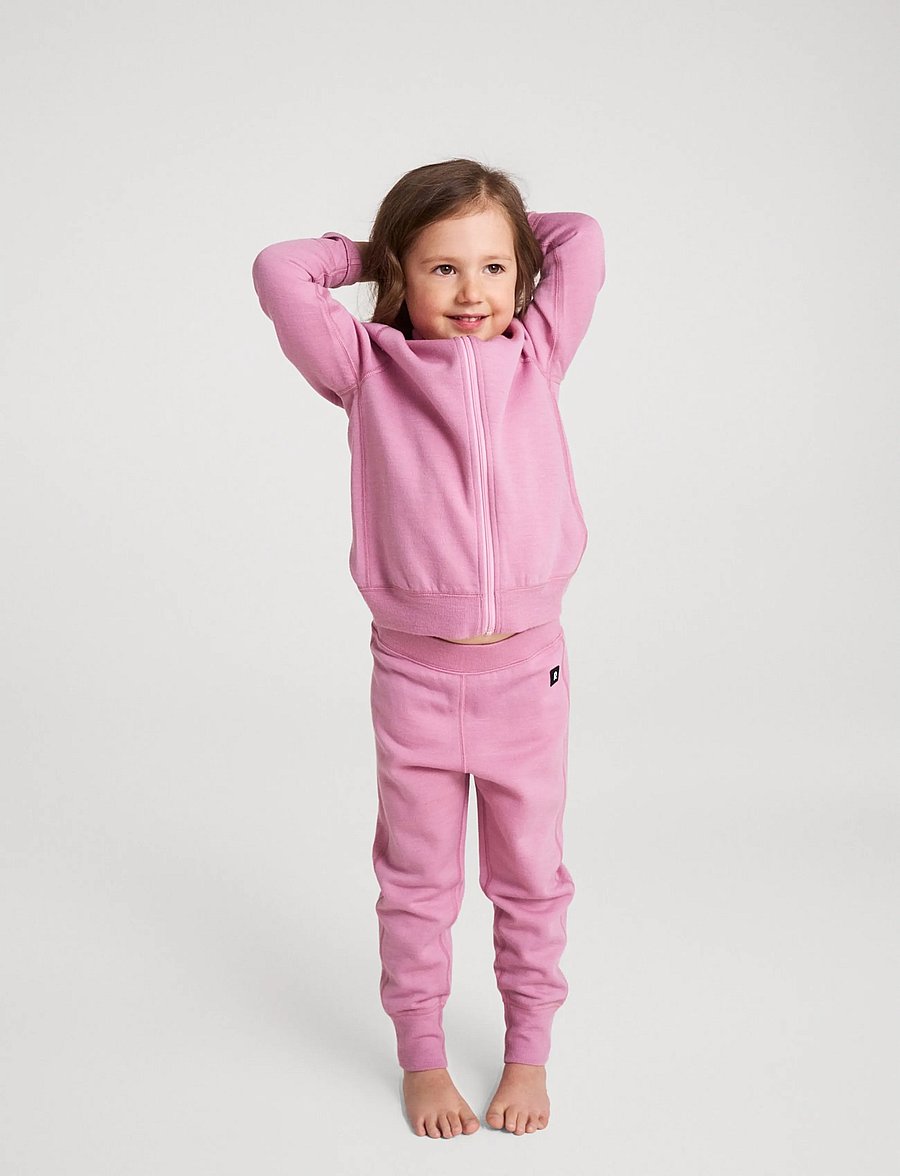 Reima - Wool sweater, Mahin - sweatshirts - grey pink - 0