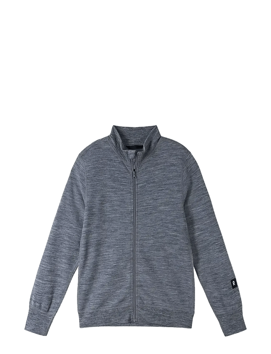 Reima - Wool sweater, Mahin - sweatshirts - melange grey - 1