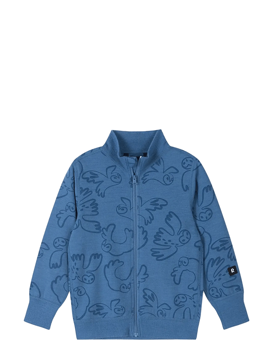 Reima - Wool sweater, Mahin - isolerade jackor - blue ocean - 0
