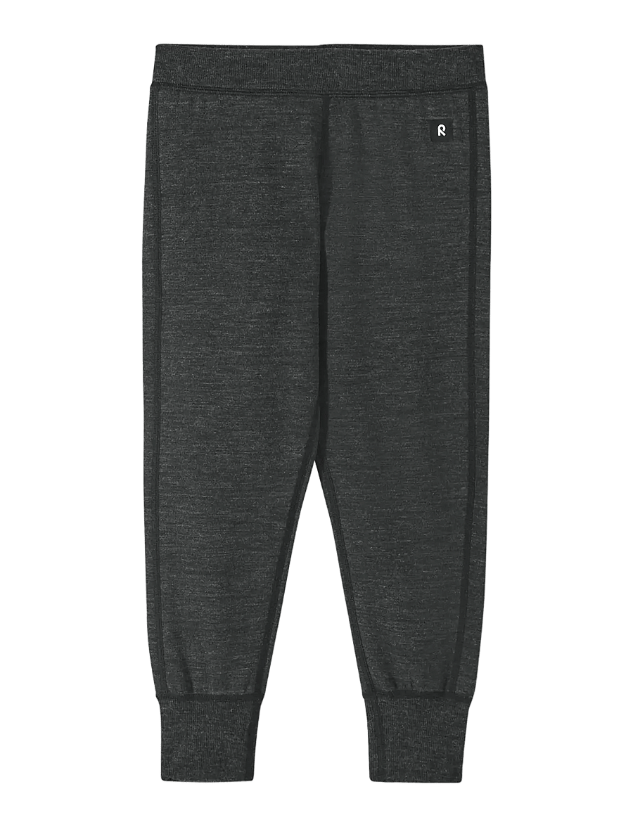 Reima - Wool pants, Misam - isolerade byxor - black melange - 1