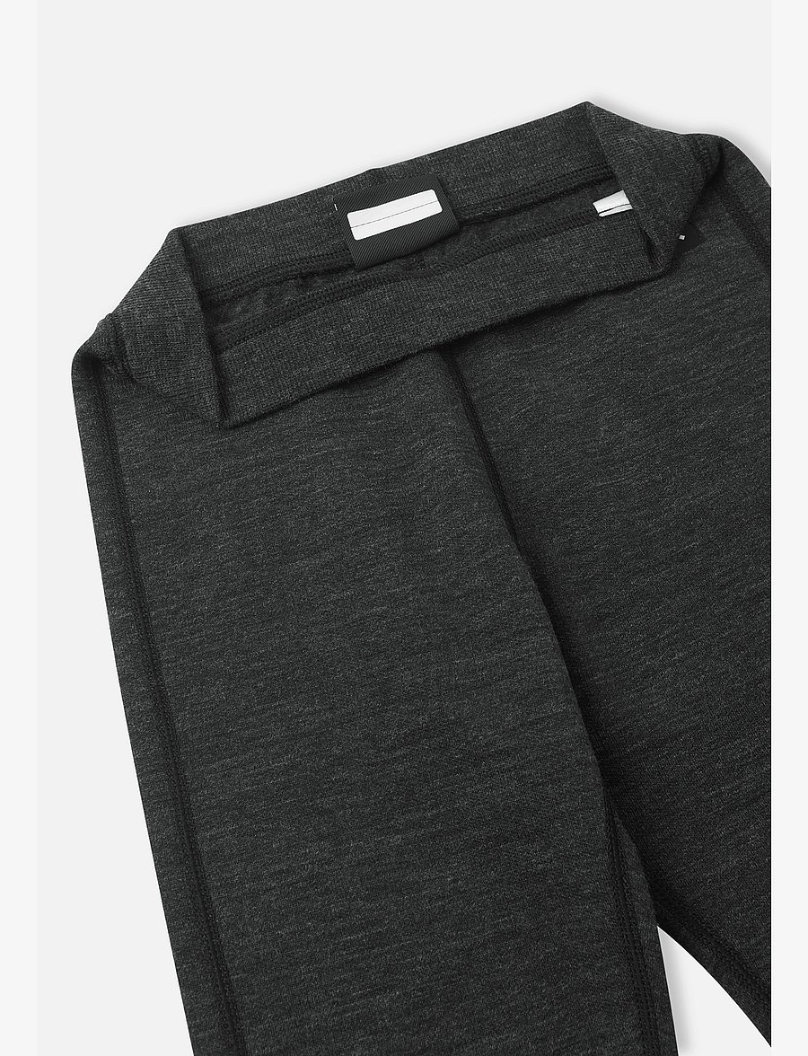 Reima - Wool pants, Misam - isolerade byxor - black melange - 4