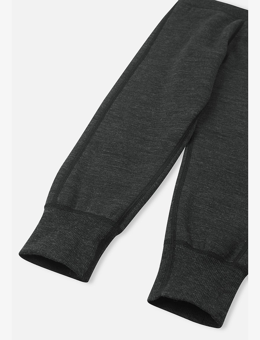 Reima - Wool pants, Misam - isolerade byxor - black melange - 5