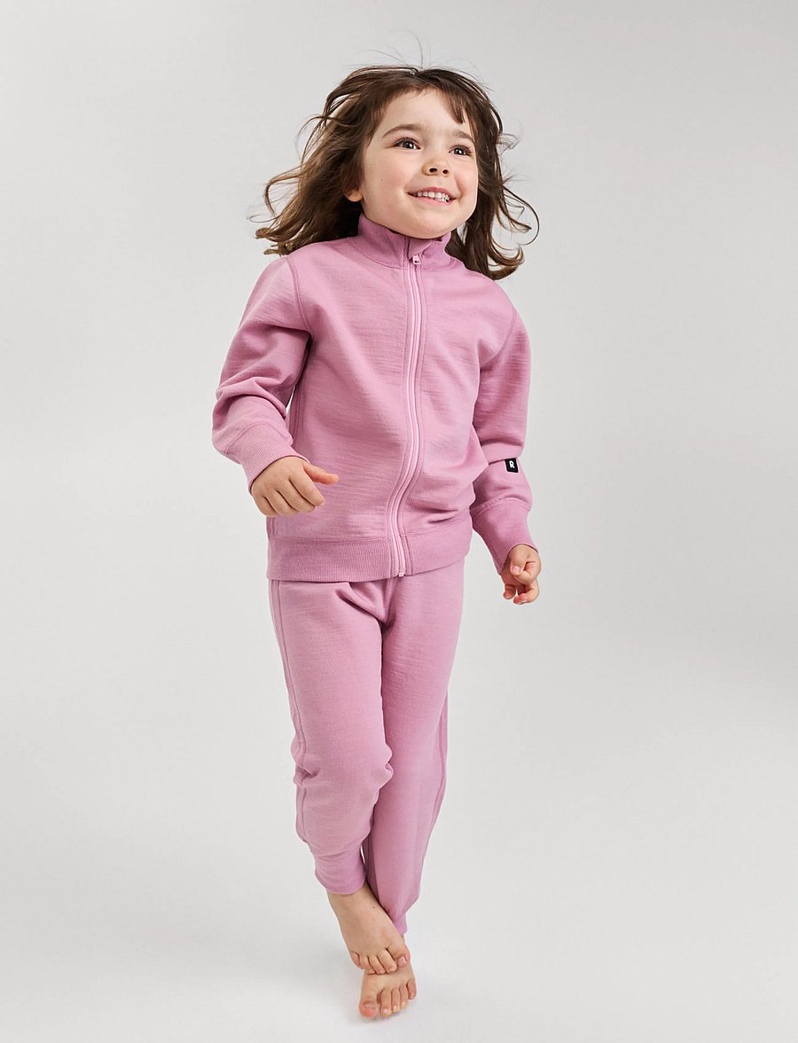 Reima - Wool pants, Misam - jogginghosen - grey pink - 3