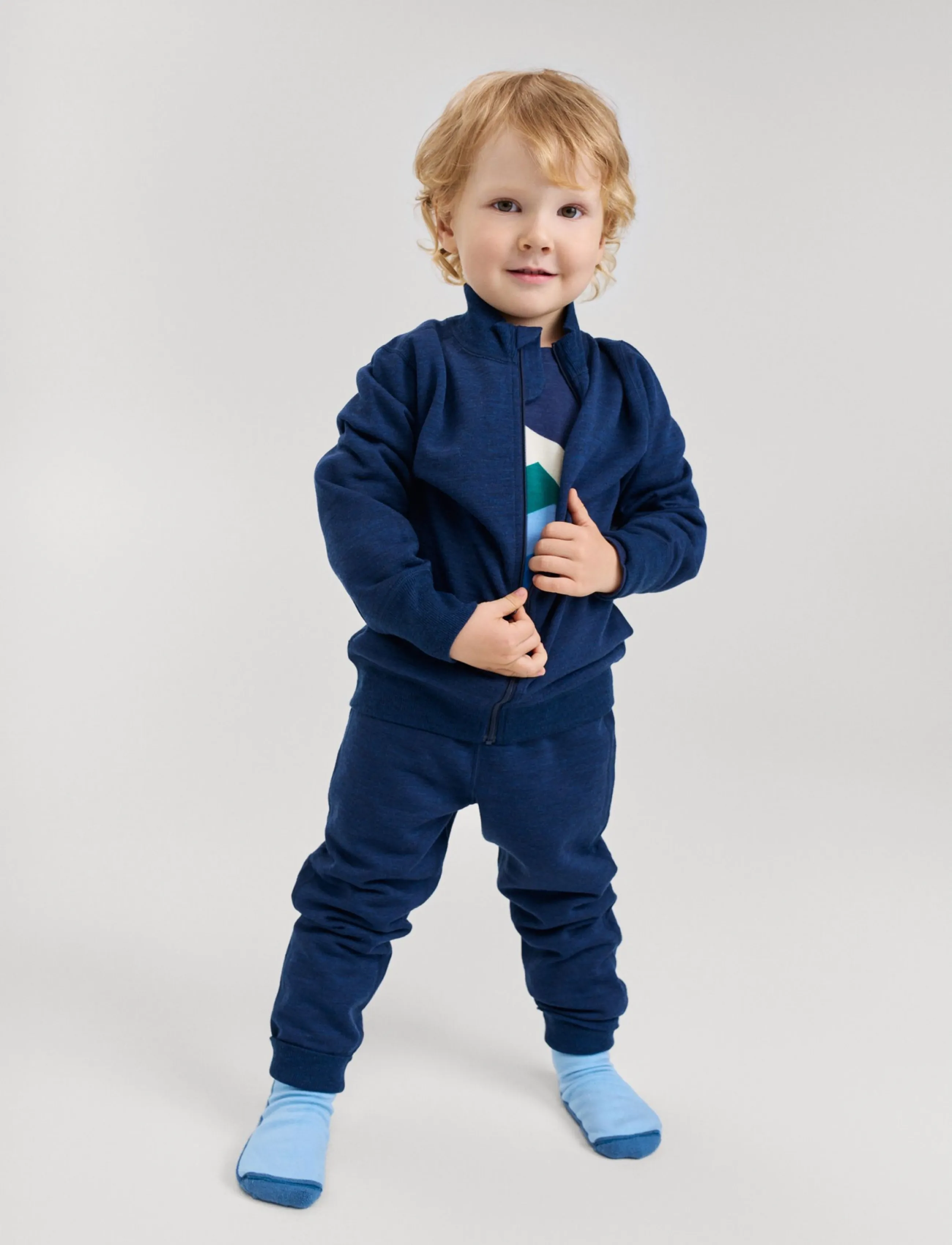 Reima Wool Pants, Misam, 128, Navy, Sport > Joggingbukser, Børn