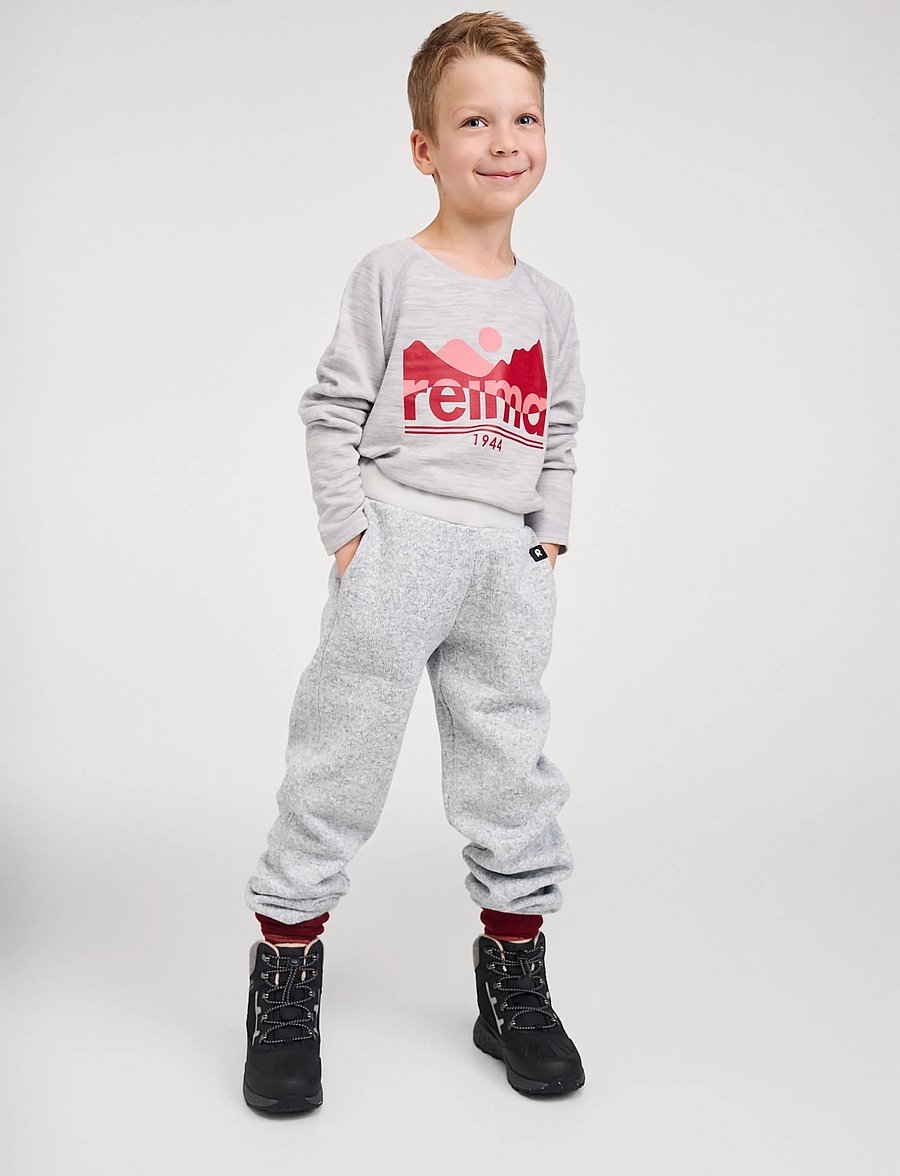 Reima - Fleece pants, Sangis - sweatpants - melange grey - 0