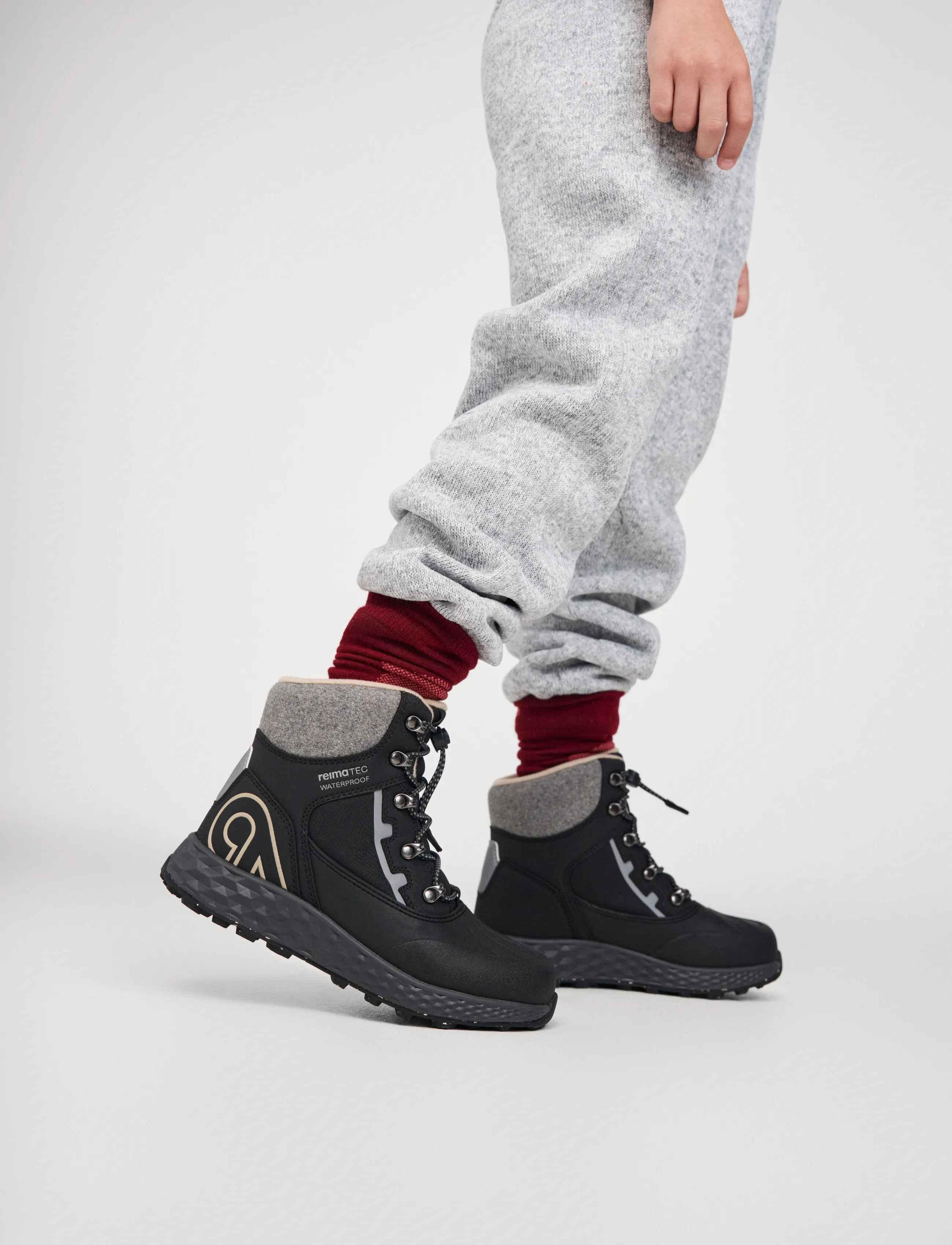Reima - Fleece pants, Sangis - melange grey - 4