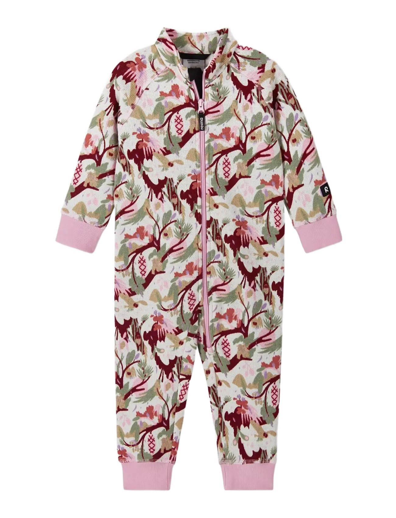 Reima Fleece overall, Myytti - Fleece-Sets - LIGHT HEATHER / pink/rose