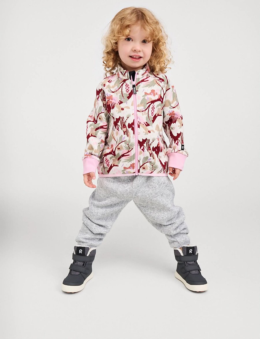 Reima - Fleece sweater, Ornament - light heather - 0