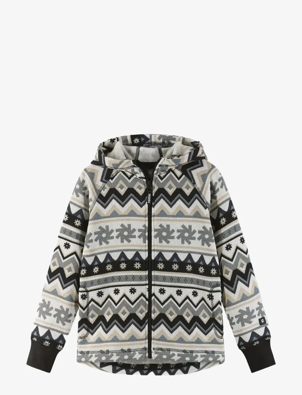 Reima - Fleece hoodie, Northern - isolerede jakker - black - 0